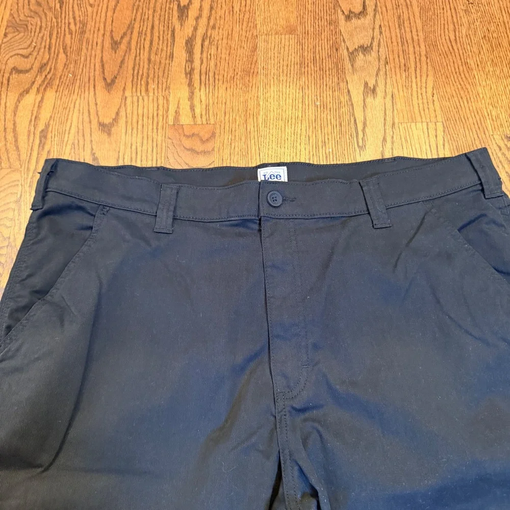 Lee Workwear Carpenter Pants‎ Utility Pockets 42x32 Black Baggy Workwear